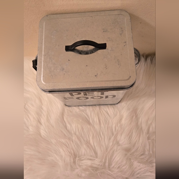 Barkley & Evans Pet Food Dog Cat Treat Tin Jar Metal Container Storage - Picture 2 of 9